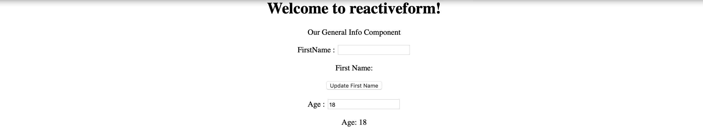 reactive form programming