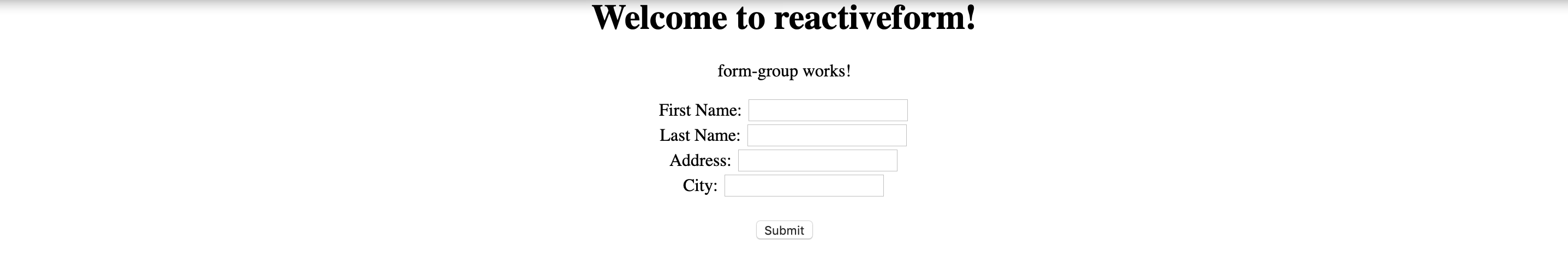 form group control
